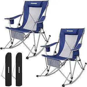 Rocking Camping Chair, 2 Pack